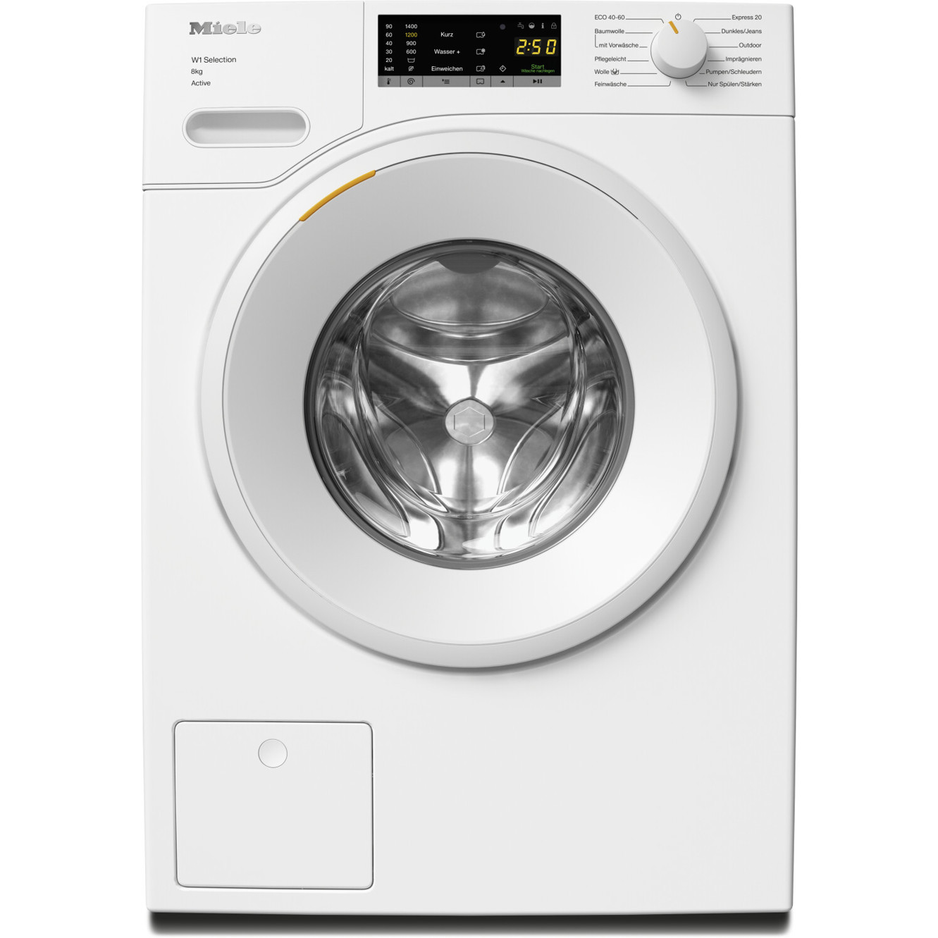 Miele - WSA123 WCS - WSA123 WCS - Waschmaschinen - 8 kg Füllmenge, 1.400 U/Min, Frontlader
