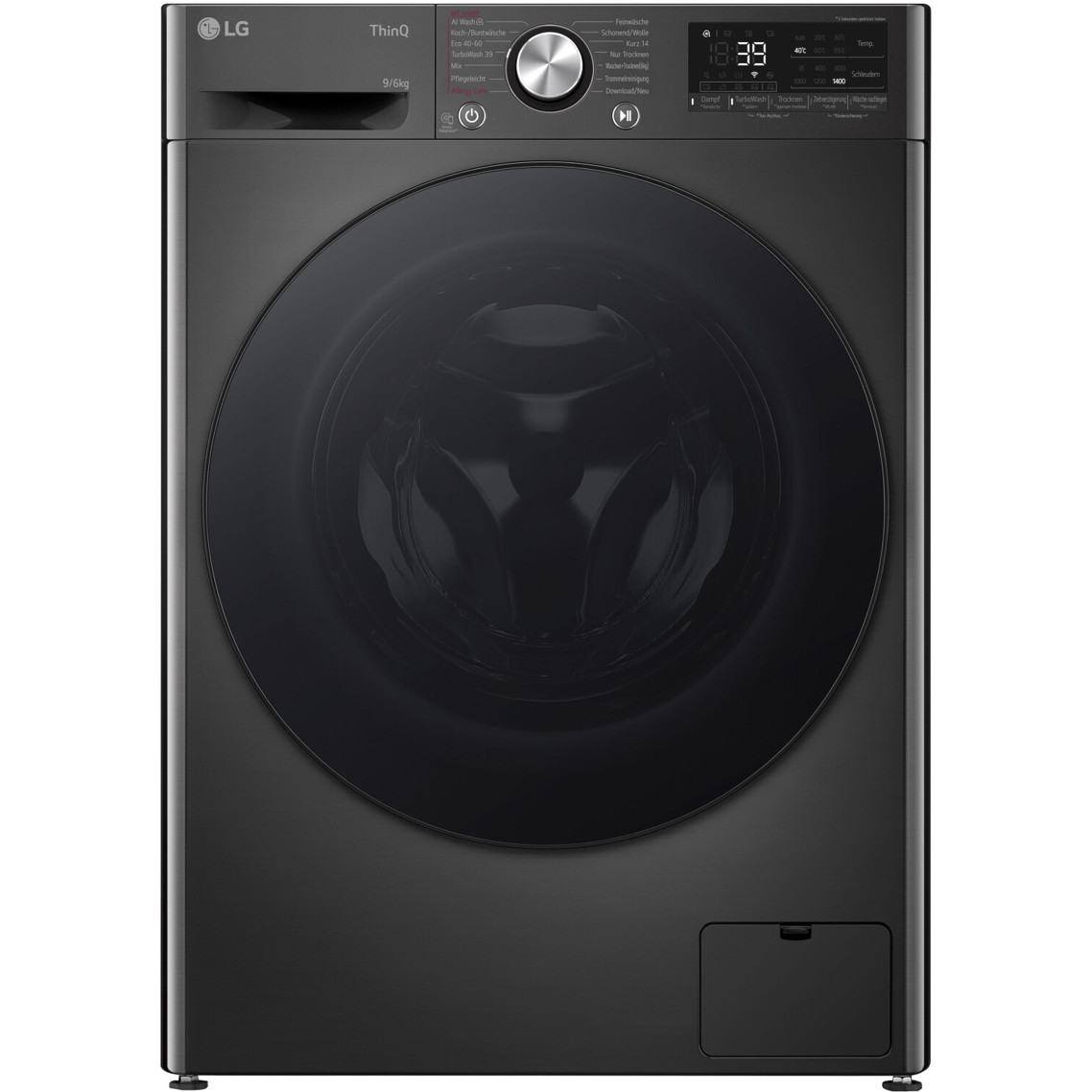 LG - W4WR7096YB - Waschtrockner - 9 kg Waschen, 6 kg Trocknen, WLAN