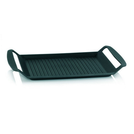KELA - Grillplatte Kerros - Aluminium Antihaftbeschichtet, Spülmaschinengeeignet, 30x24x4 cm