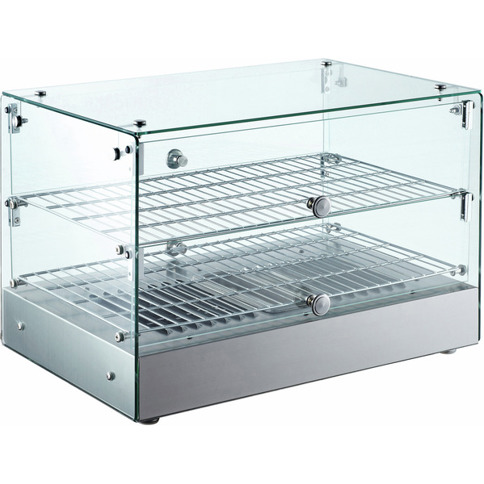 cookmax - W&HS-50L - Premium Warmhaltevitrine (50 L)