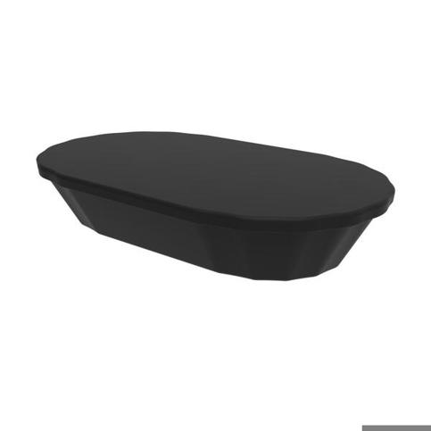 elasto - Snackschale ToGo (L: 204mm, B: 119mm, H: 43mm) - schwarz, Kunststoff-Polypropylen