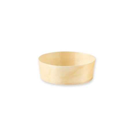 NatureStar - 50mm - Bio Fingerfood-Schalen, rund, natur, Holz