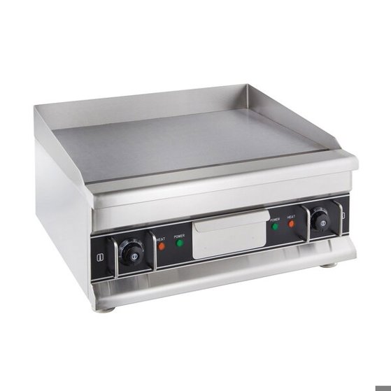 GastroHero - Eco 596x398 - Elektro-Grillplatte glatt | Tischgerät Gastronomiebedarf