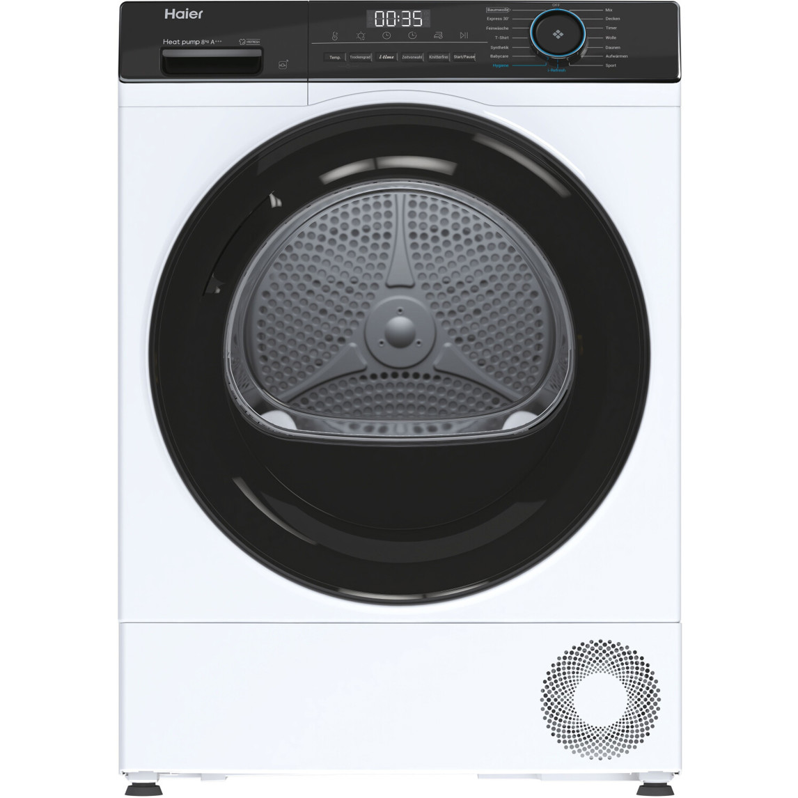 Haier - HD81-A3939E - Wärmepumpentrockner - 8 kg Füllmenge, App Steuerung