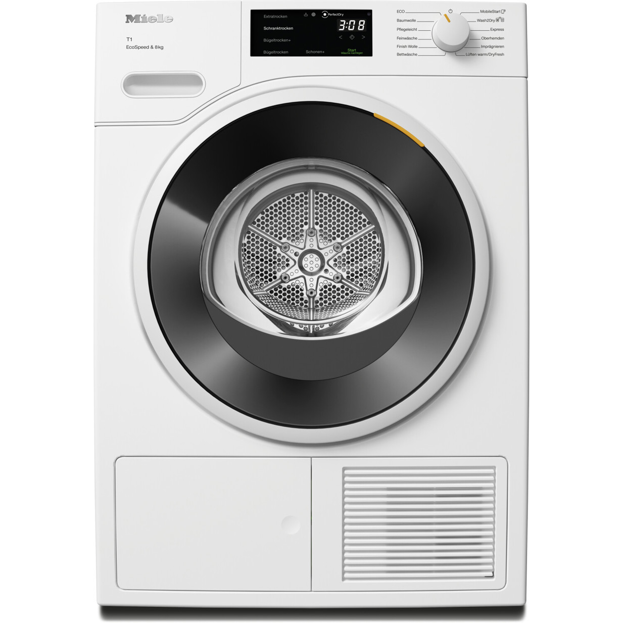 Miele - TWC 640 WP - Wärmepumpentrockner - 8 kg Füllmenge, weiß, WLAN