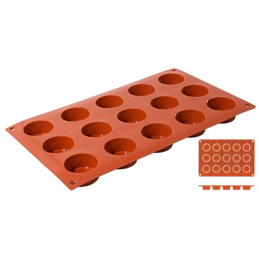 Contacto Bander - PETIT-FOURS - Silikon-Backmatte mit 15 Formen, 0.13 kg
